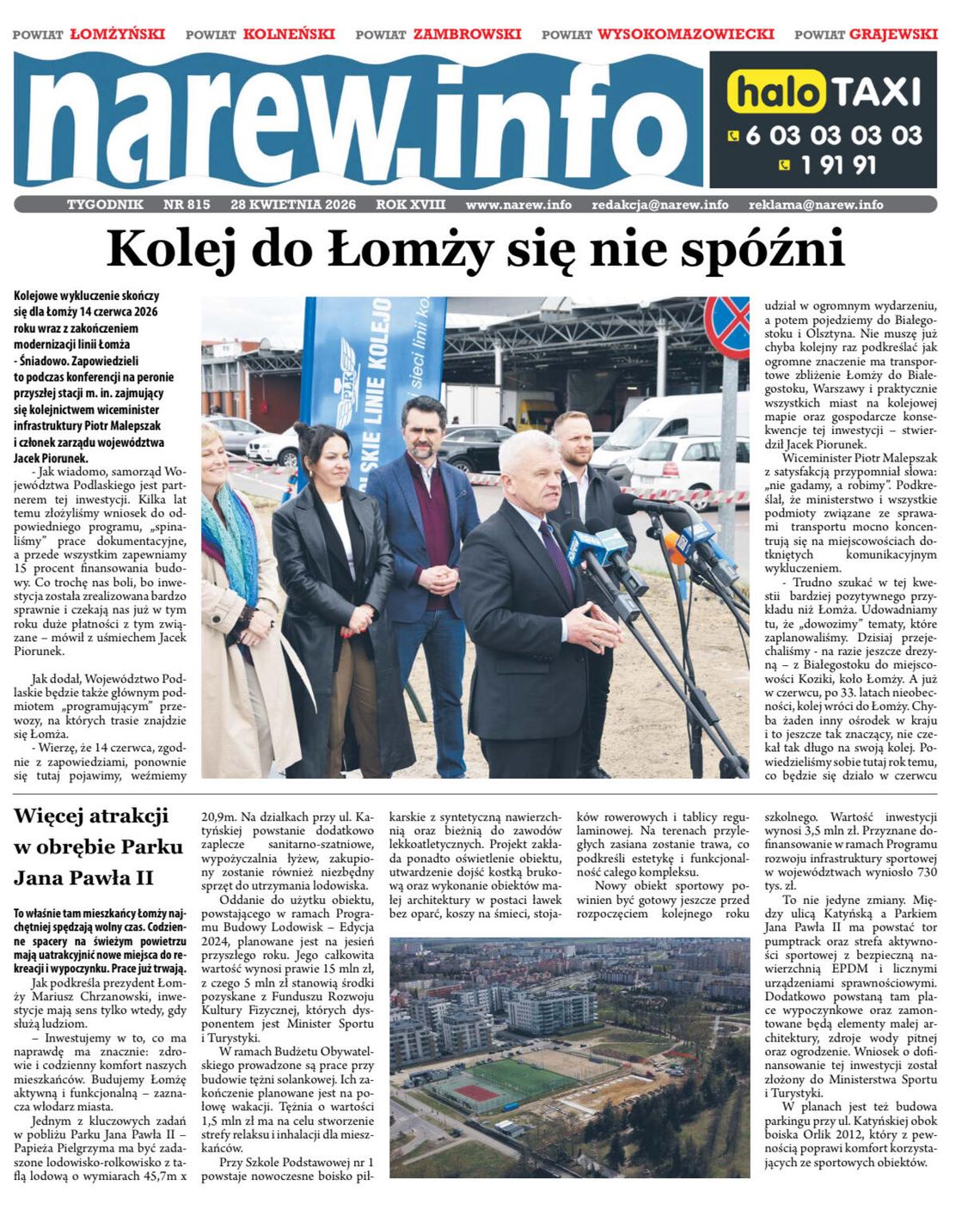 Tygodnik Narew 815 - 28 kwietnia 2026 roku