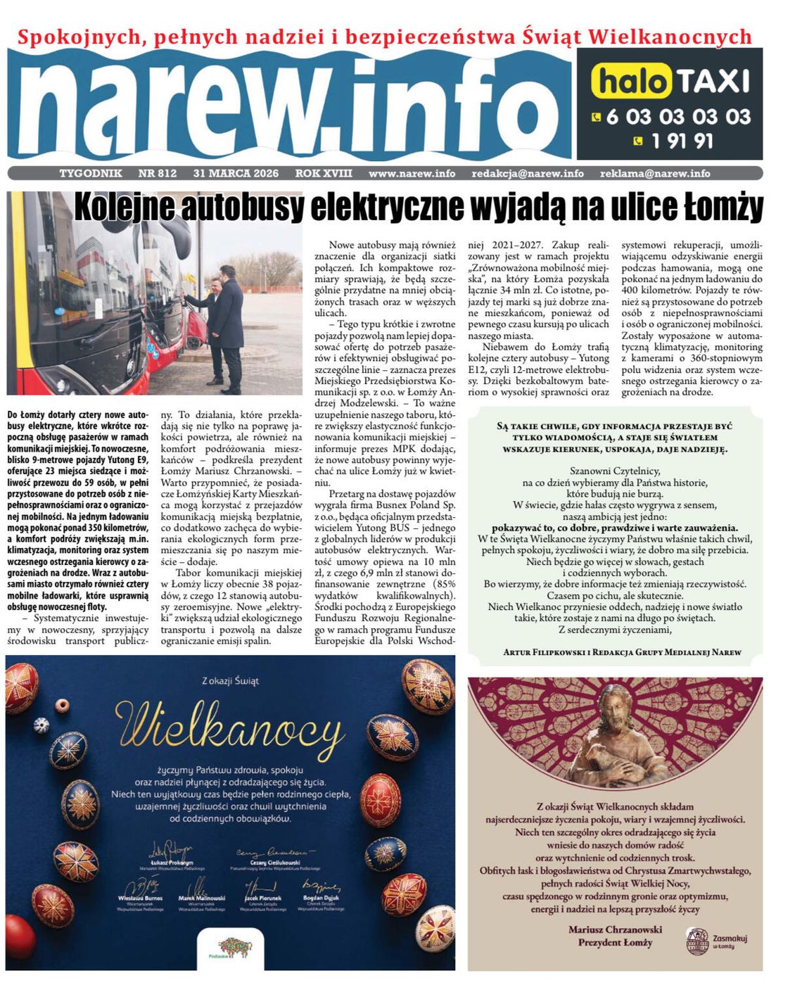 Tygodnik Narew - wielkanocne wydanie 31 marca 2026 roku