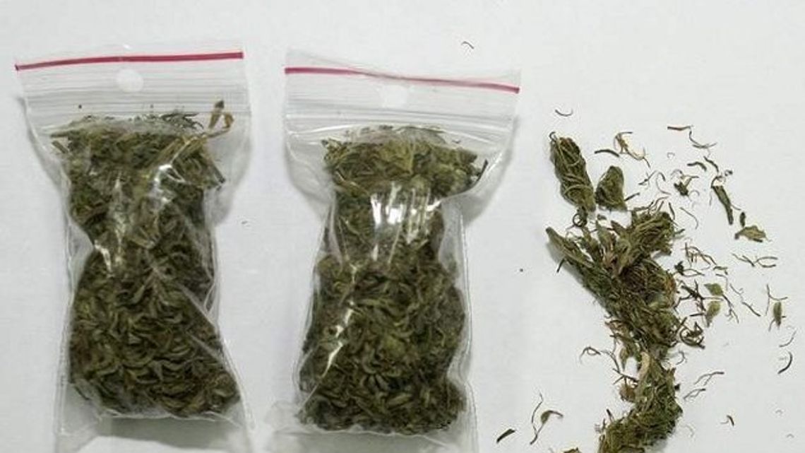 Ukrył narkotyki w rękawie kurtki