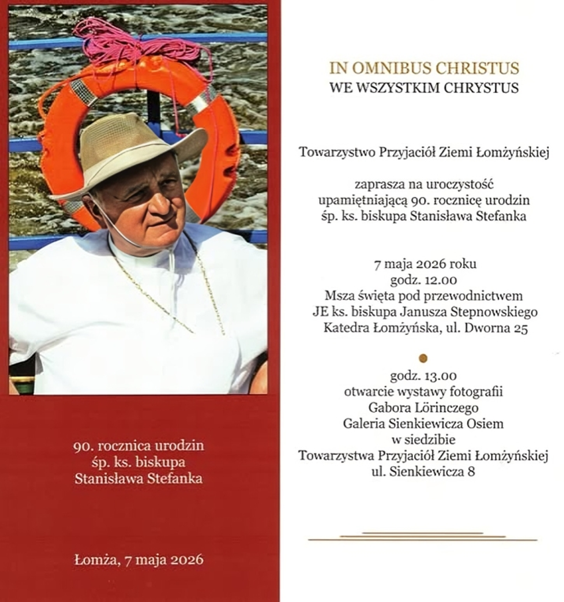 Uroczystości z okazji 90. rocznicy urodzin śp. bp. Stanisława Stefanka