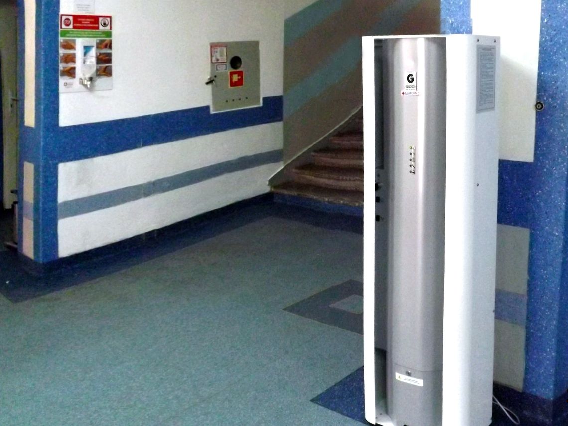 Urządzenie do oczyszczania powietrza już pracuje w kolneńskim szpitalu 