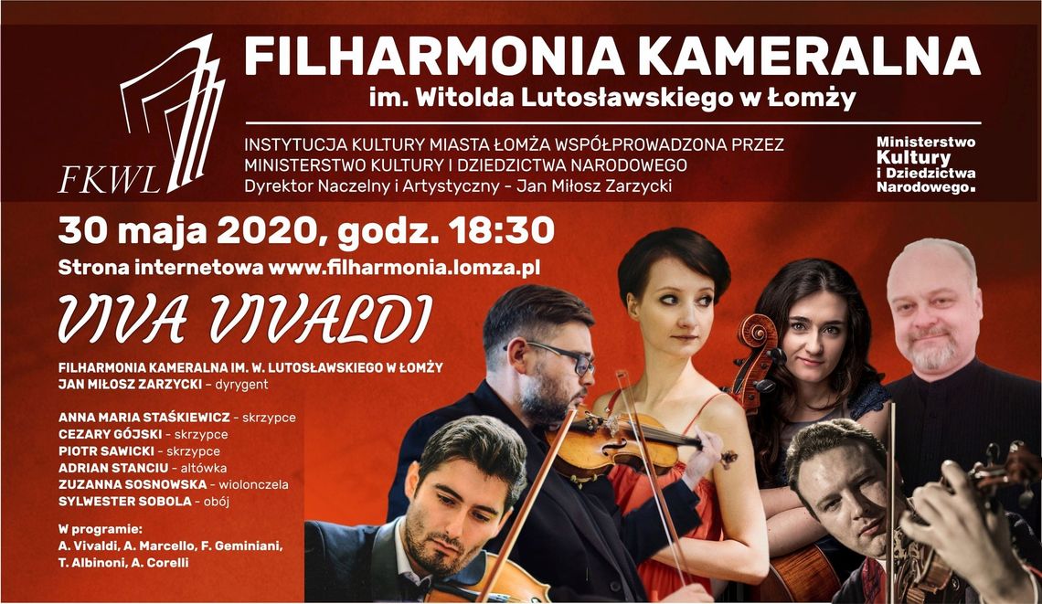 Vivaldi w Filharmonii Kameralnej w Łomży