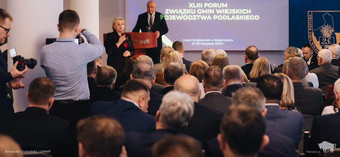 W Białymstoku obradowało 43. Forum Związku Gmin Wiejskich Województwa Podlaskiego W Białymstoku obradowało 43. Forum Związku Gmin Wiejskich Województwa Podlaskiego