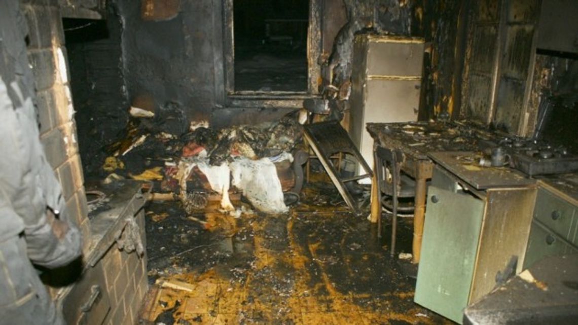 W pożarze domu zginął mężczyzna W pożarze domu zginął mężczyzna