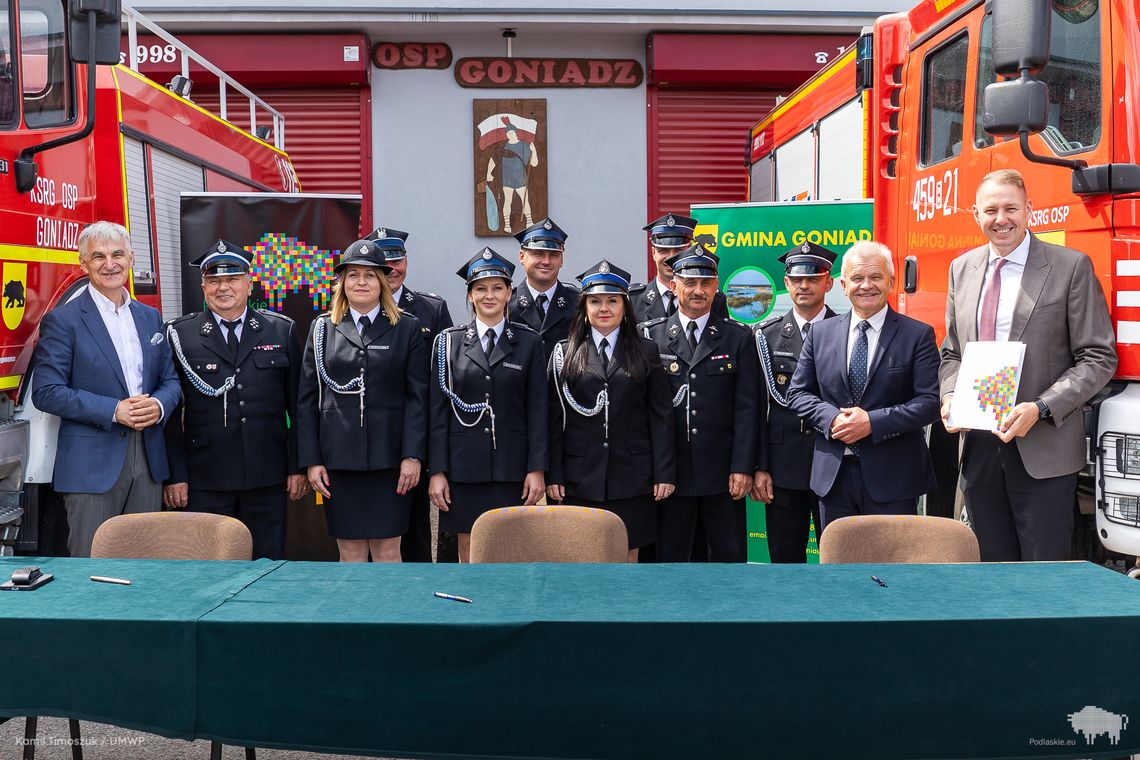 W Suchowoli i Goniądzu przekazano kolejne dotacje dla OSP