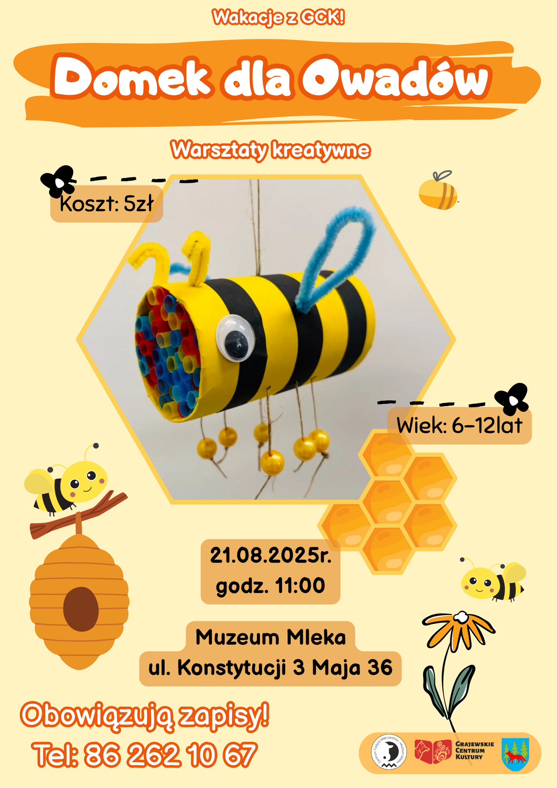 Wakacje z GCK – Domek dla owadów