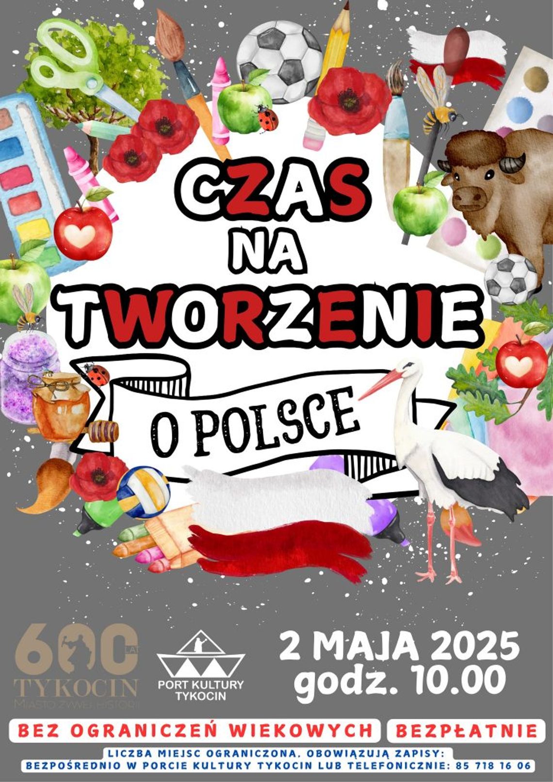 Warsztaty „Czas na tworzenie o Polsce” w Tykocinie – sztuka i patriotyzm w jednym Warsztaty „Czas na tworzenie o Polsce” w Tykocinie – sztuka i patriotyzm w jednym