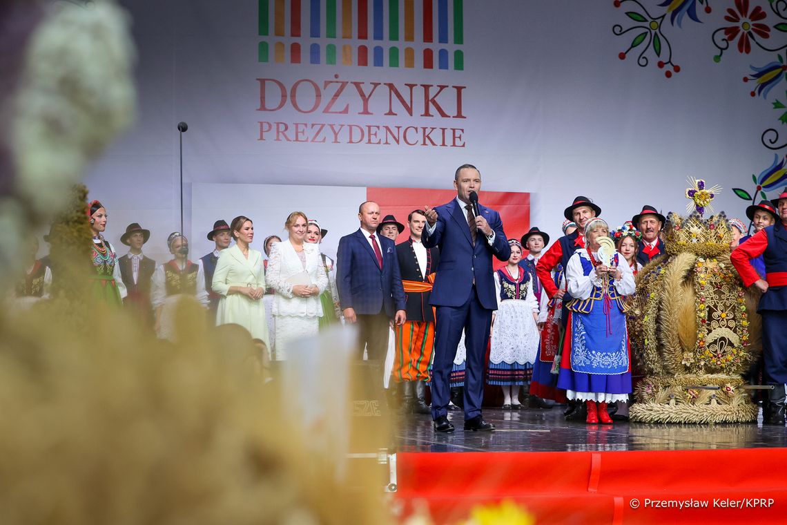 Wielkie Święto Plonów w Pałacu Prezydenckim Wielkie Święto Plonów w Pałacu Prezydenckim