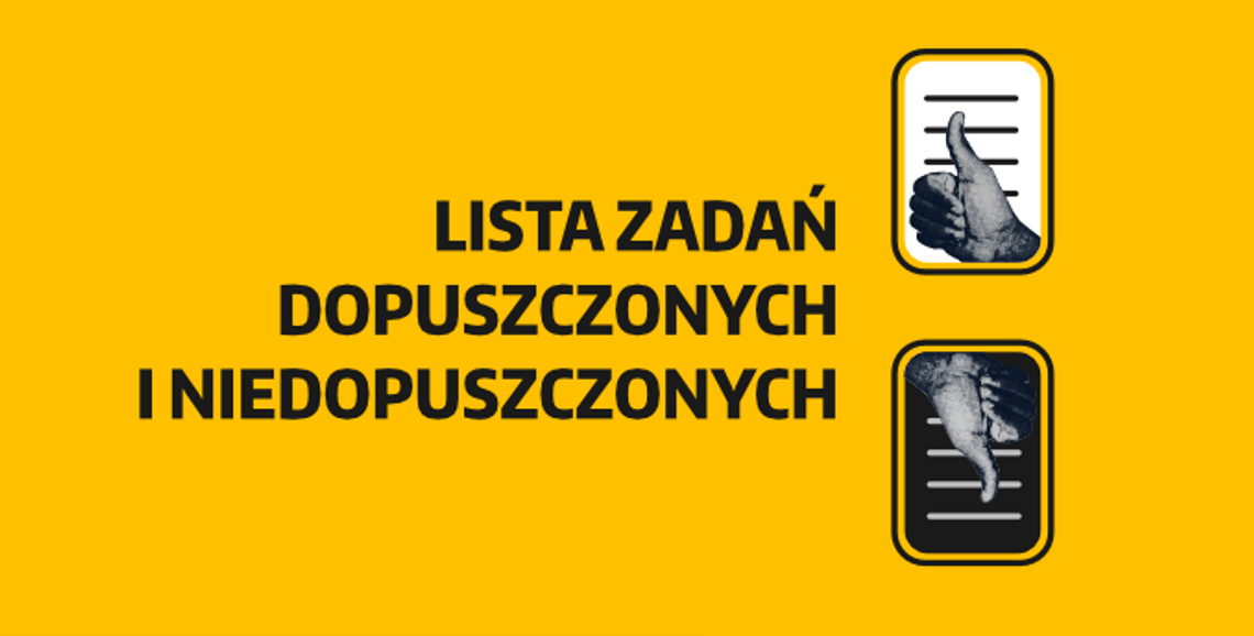 Wstępna lista zadań dopuszczonych i niedopuszczonych do głosowania w BO 2026 Wstępna lista zadań dopuszczonych i niedopuszczonych do głosowania w BO 2026