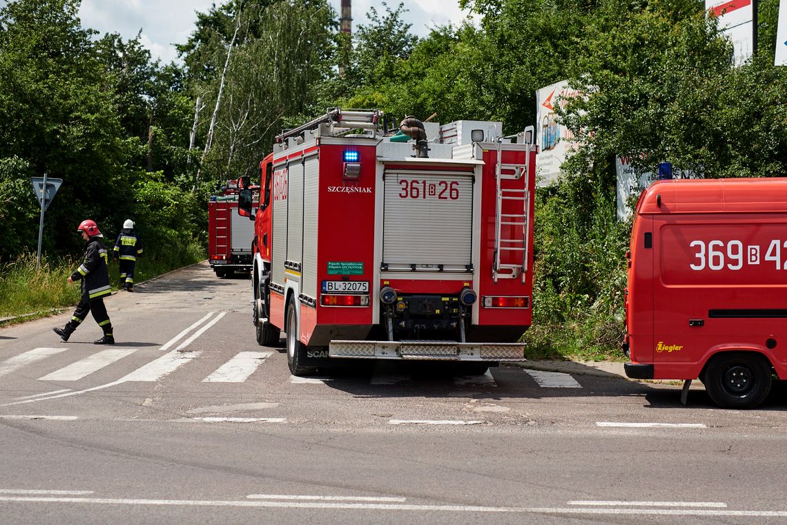 Wyciek gazu na Poznańskiej. Ewakuacja 33 osób [FOTO] 