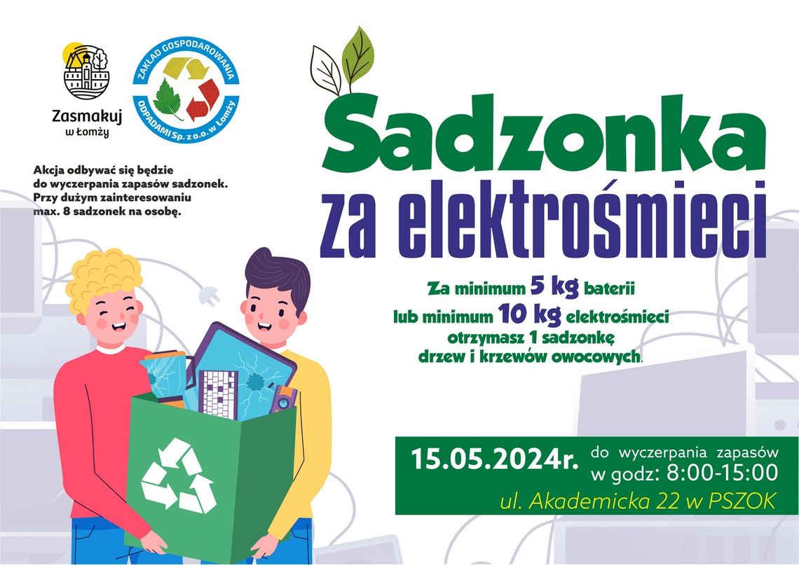 Wymień elektrośmieci na sadzonki