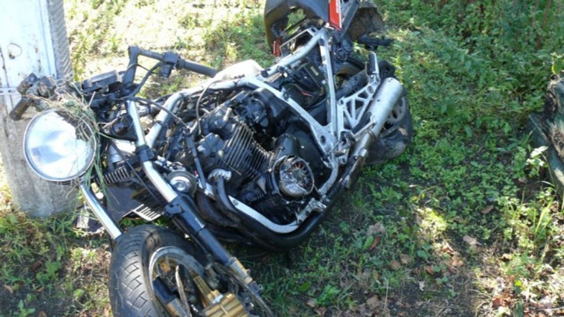 Wypadek motocyklisty Wypadek motocyklisty