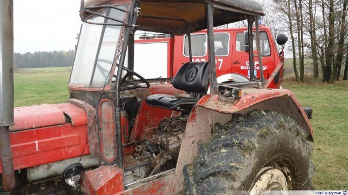 Wypadek podczas prac polowych Wypadek podczas prac polowych