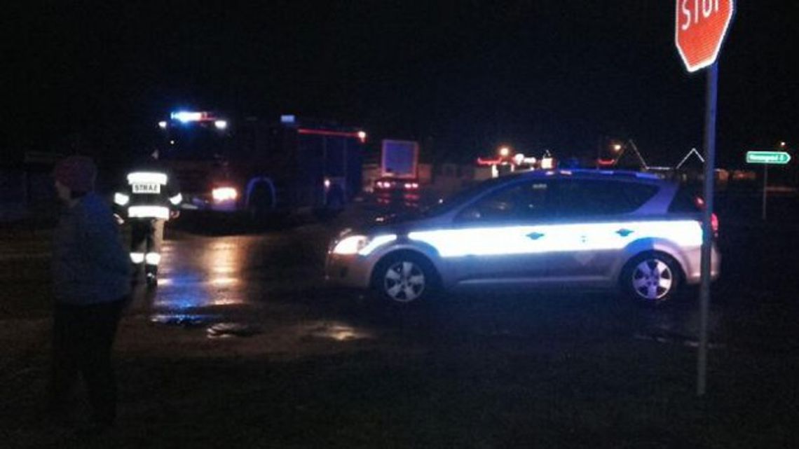 Wypadek w Chojnach Młodych - FOTO