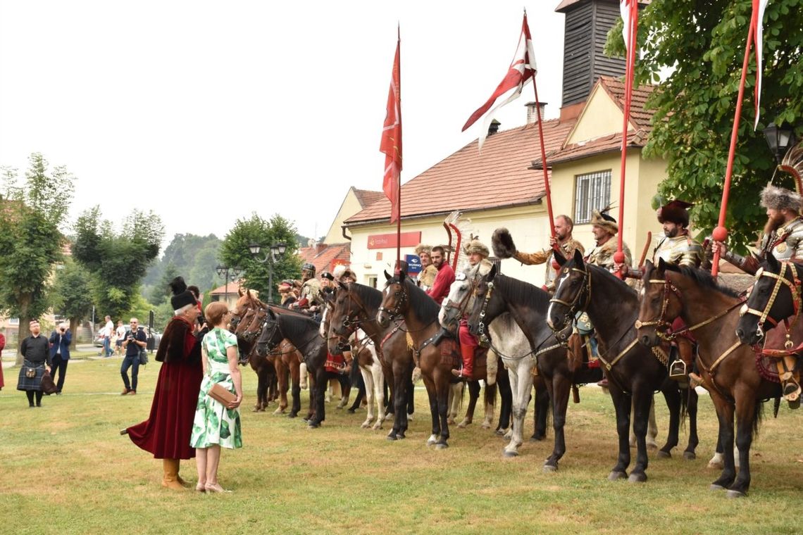 Występ Podlaskiej Chorągwi Husarskiej na turnieju w Nowym Wiśniczu