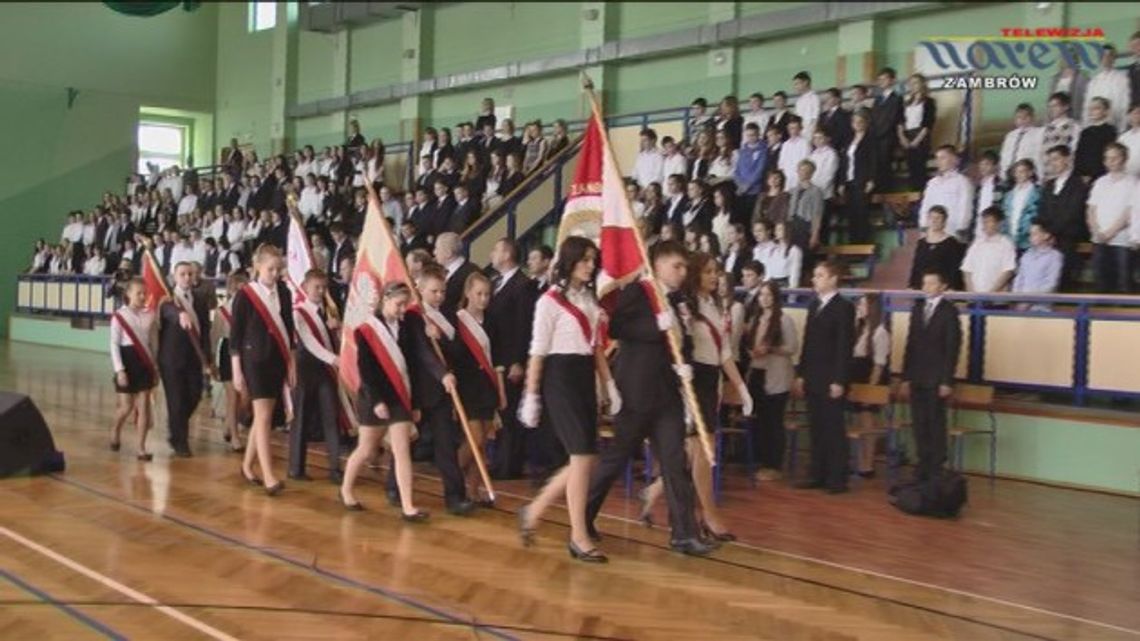 Zambrów - Miejskie Gimnazjum nr 1 - święto szkoły - VIDEO