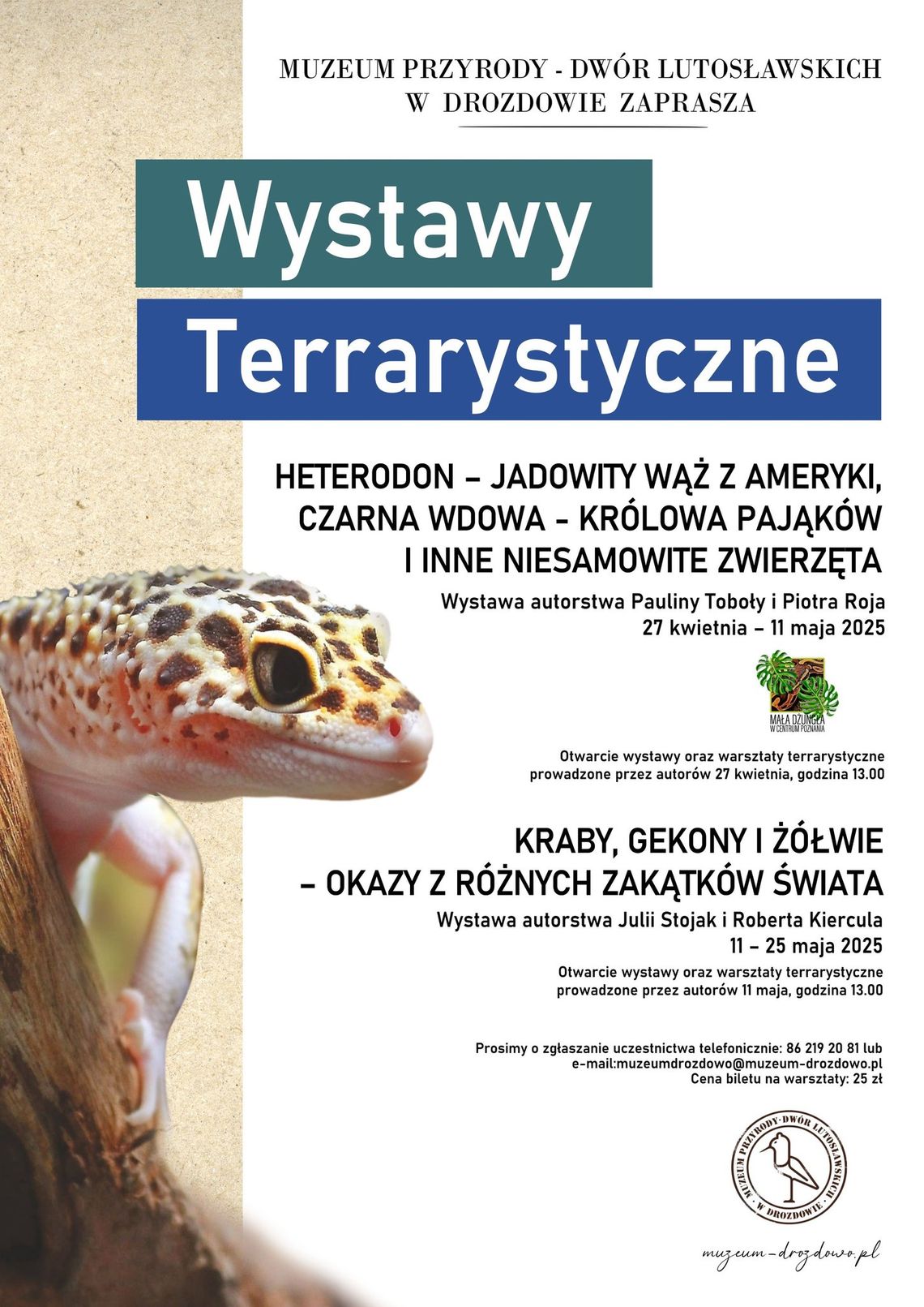 Zaproszenie dla miłośników egzotycznych zwierząt