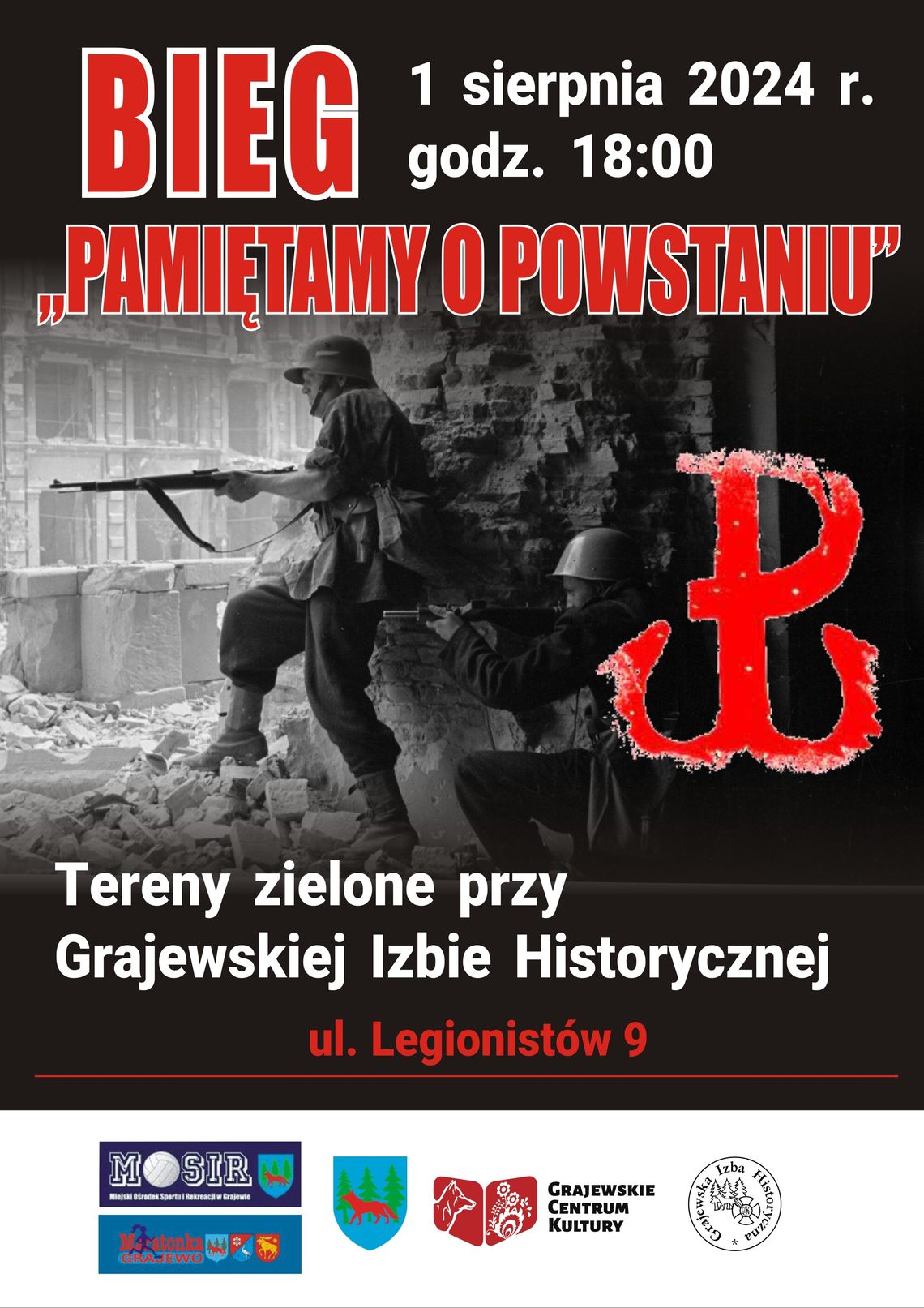 Zaproszenie na bieg "Pamiętamy o Powstaniu”