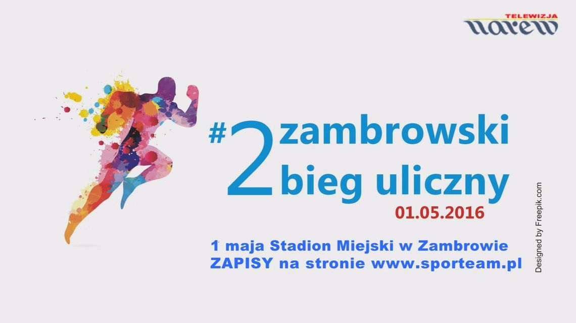 Zaproszenie na II Zambrowski Bieg Uliczny - VIDEO