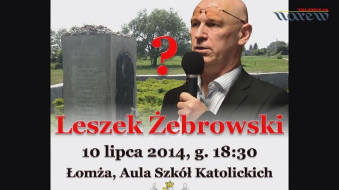 Zaproszenie na spotkanie z Leszkiem Żebrowskim - VIDEO