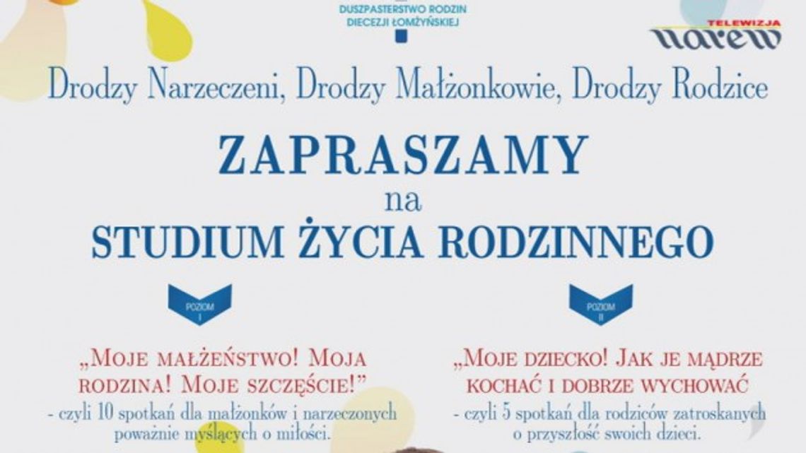 Zaproszenie na Studium Życia Rodzinnego