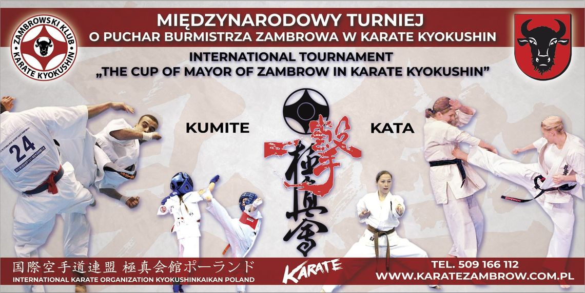 Zaproszenie na turniej karate w Zambrowie [VIDEO]
