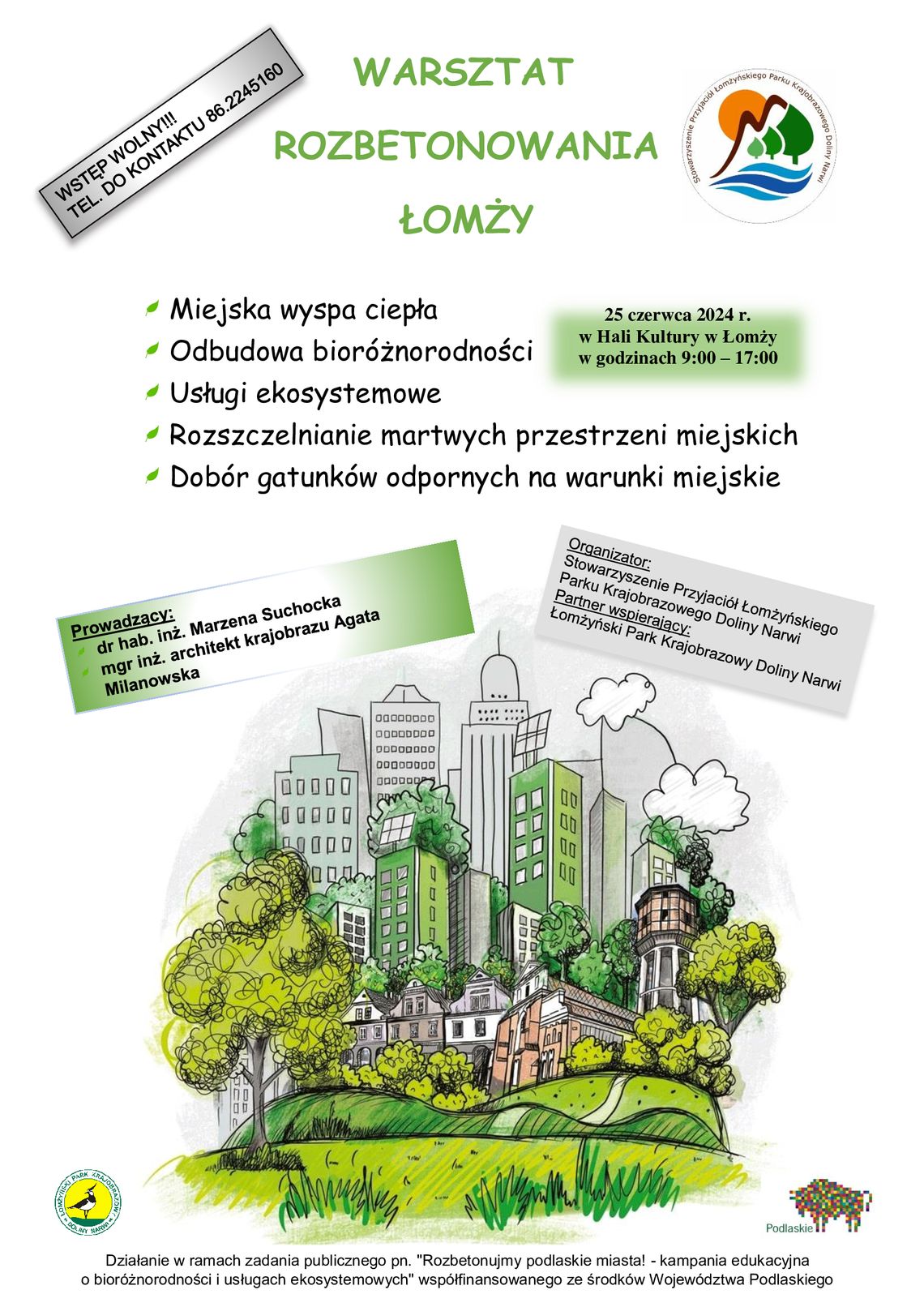 Zaproszenie na Warsztaty Rozbetonowania Łomży