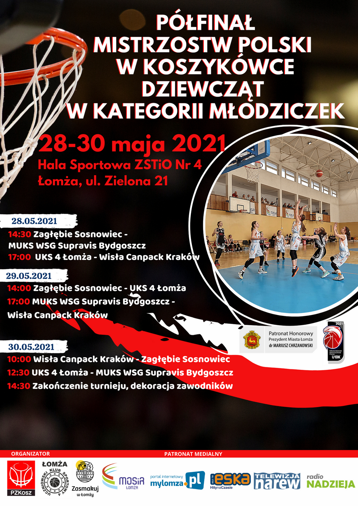 Zawalczą o finał Mistrzostw Polski w koszykówce dziewcząt