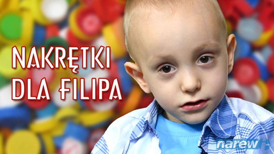 Zbieramy zakrętki dla chorego Filipka
