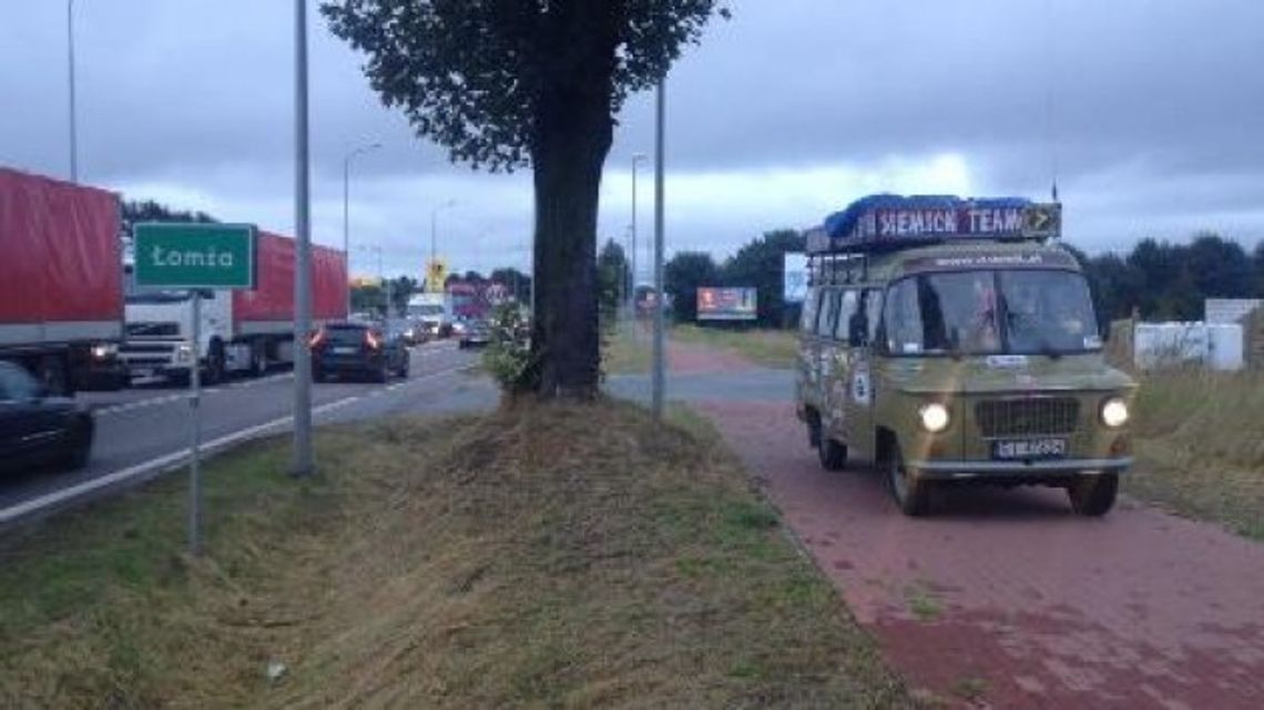 ZŁOMBOL przejechał przez Łomżę