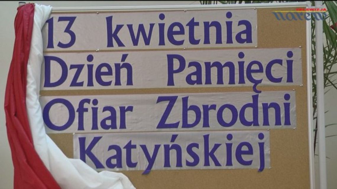 ZSTiO nr 4 - obchody Dnia Pamięci Ofiar Zbrodni Katyńskiej
