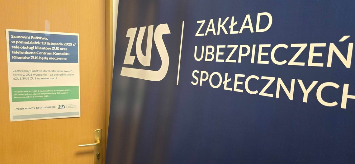 ZUS będzie zamknięty 10 listopada