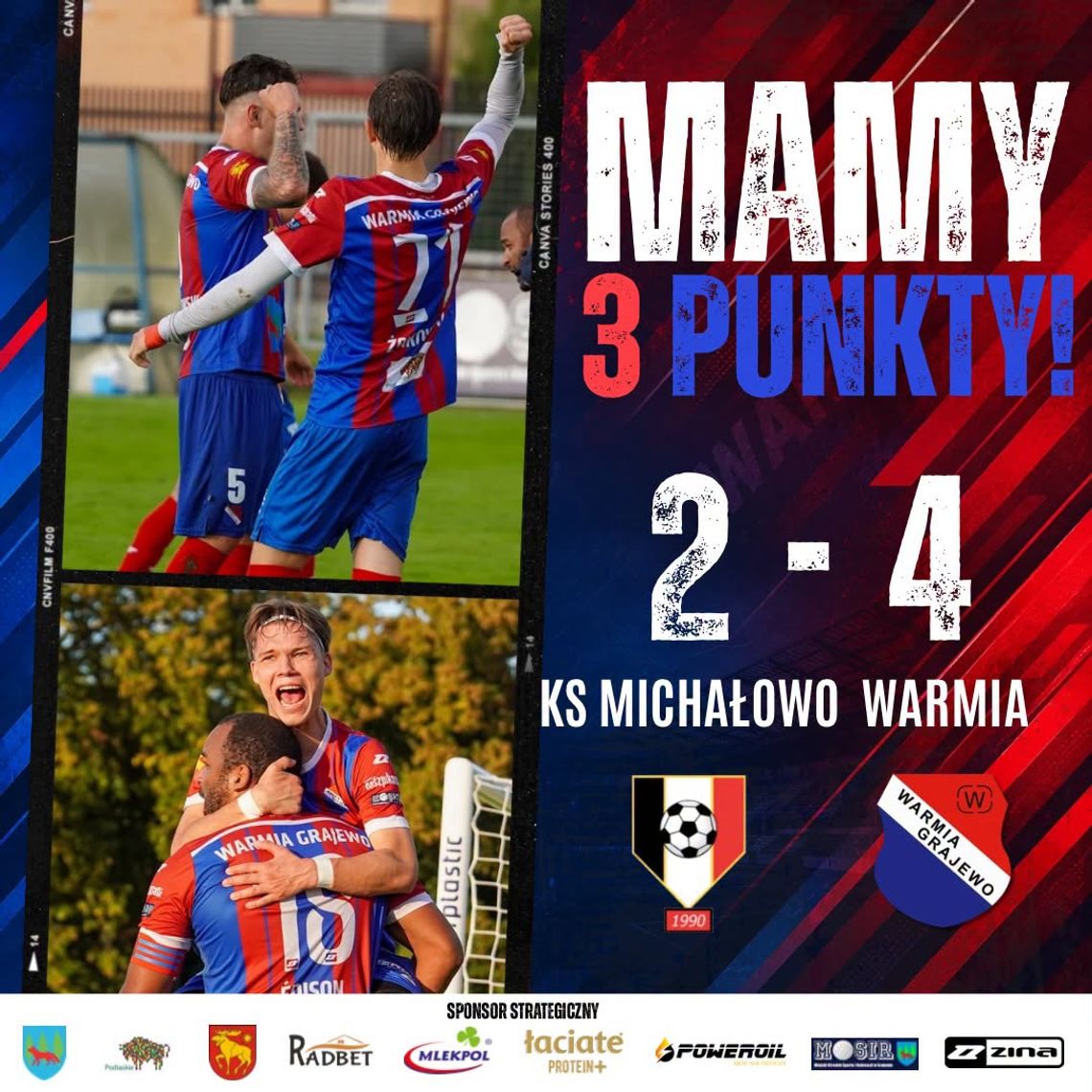 Zwycięstwo Warmii, cenny punkt Ruchu