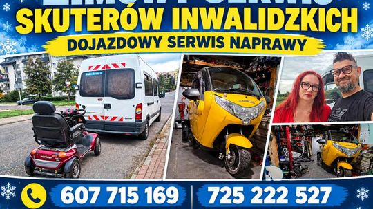 DOJAZDOWY SERWIS SKUTERÓW INWALIDZKICH Łomża - ZADBAJ O SPRZĘT ZIMĄ