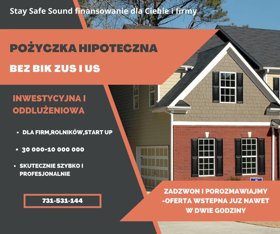 FINANSOWANIE POD HIPOTEKE NIERUCHOMOSCI NAWET NA 100 MSC